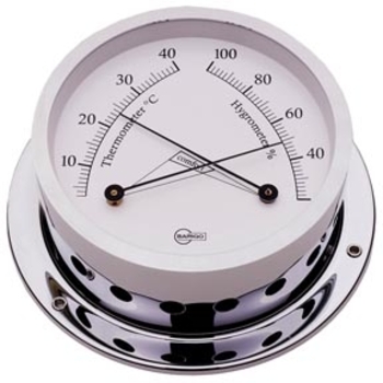 Igrometro BARIGO Star in ottone dorato